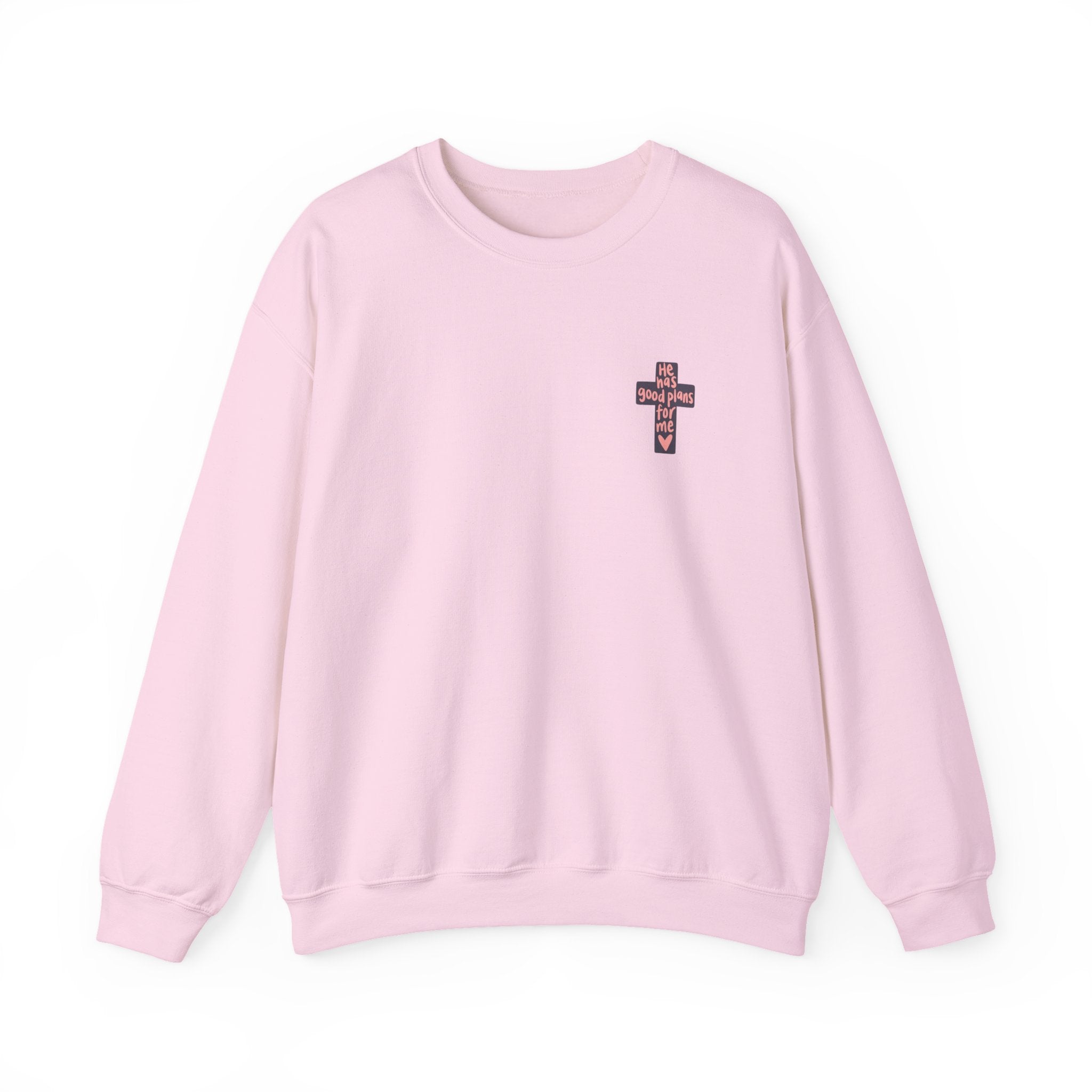 He Has Good Plans Cross Crewneck