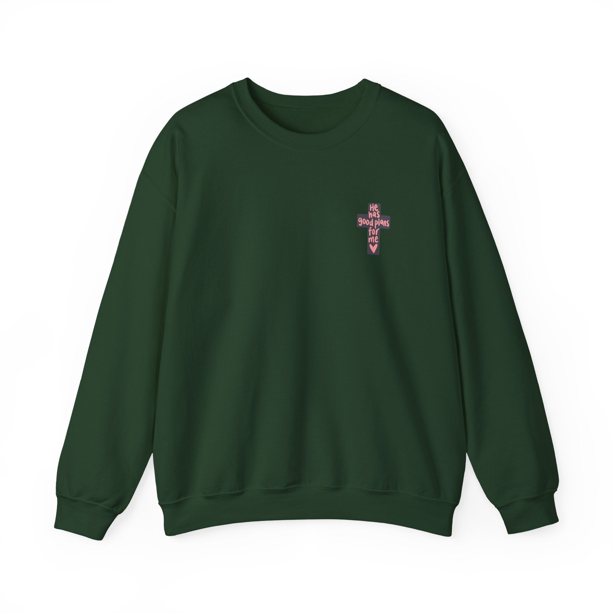 He Has Good Plans Cross Crewneck