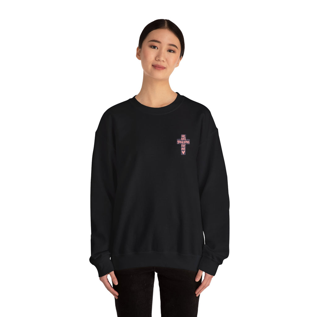 He Has Good Plans Cross Crewneck