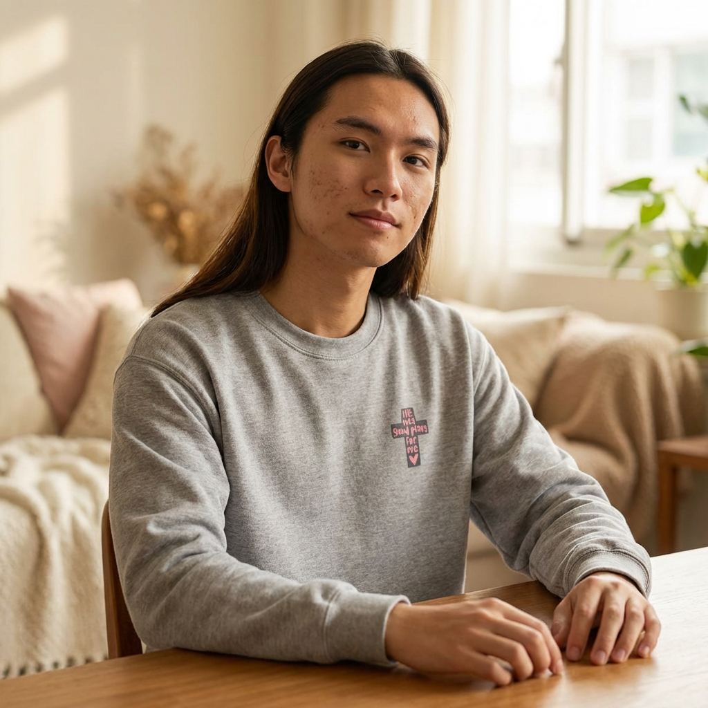 He Has Good Plans Cross Crewneck