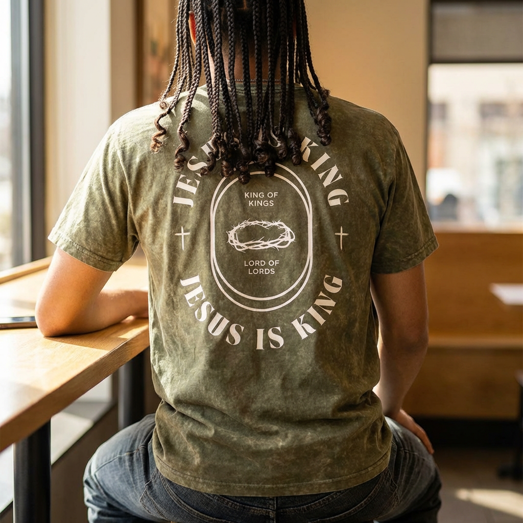 Jesus Is King Vintage Crewneck