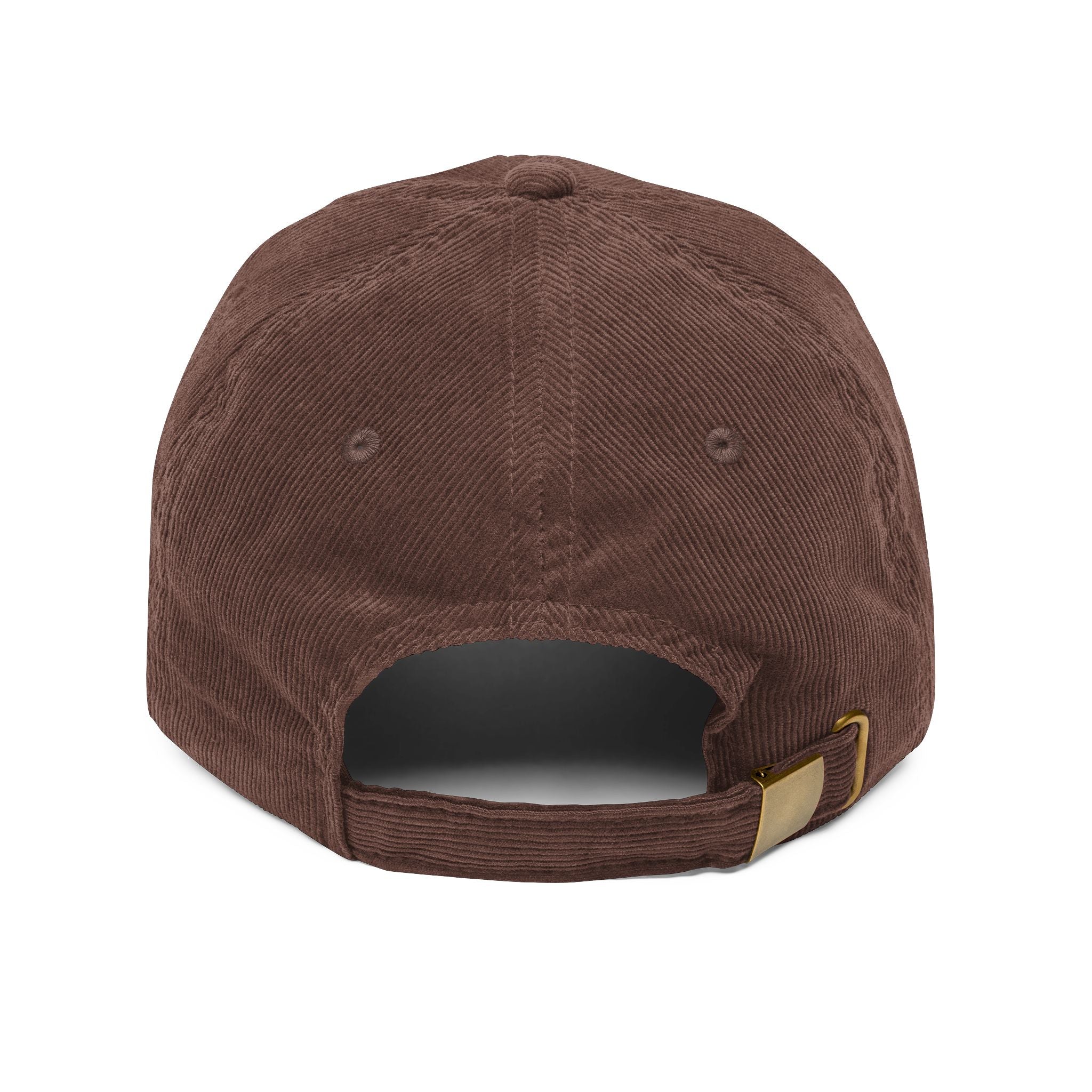 The Olive Thread Embroidery Cap | Vintage Corduroy Hat