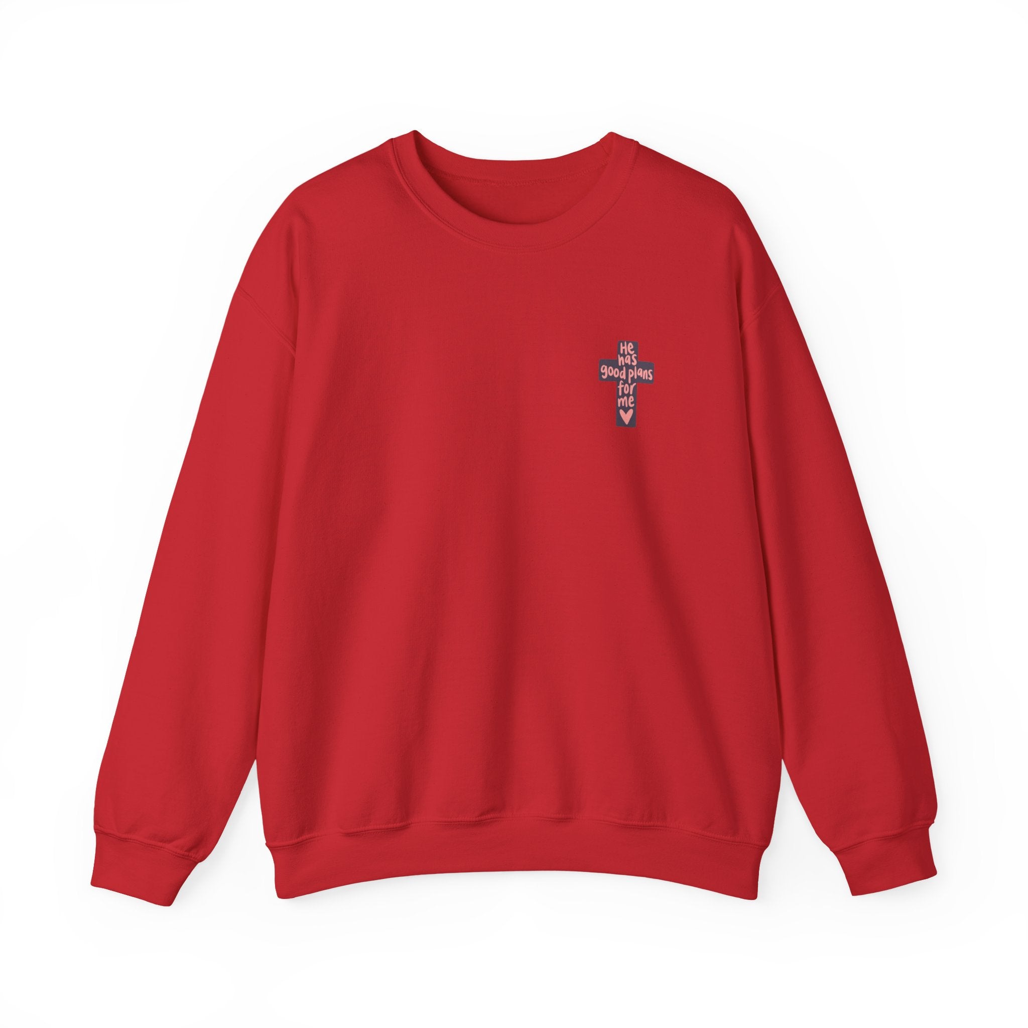 He Has Good Plans Cross Crewneck