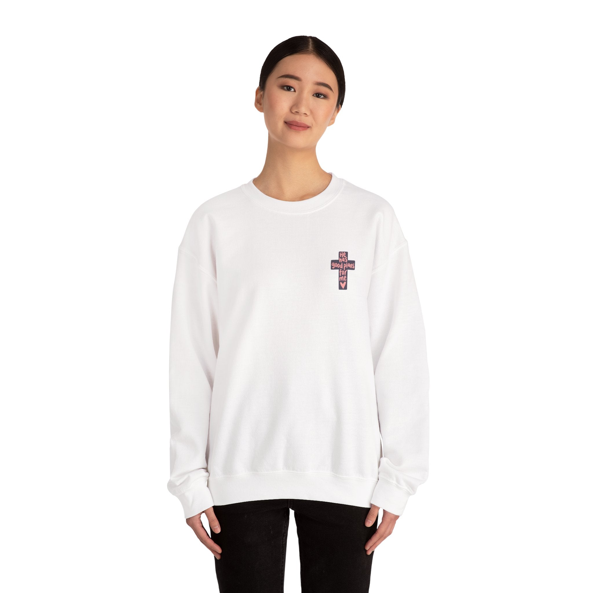 He Has Good Plans Cross Crewneck