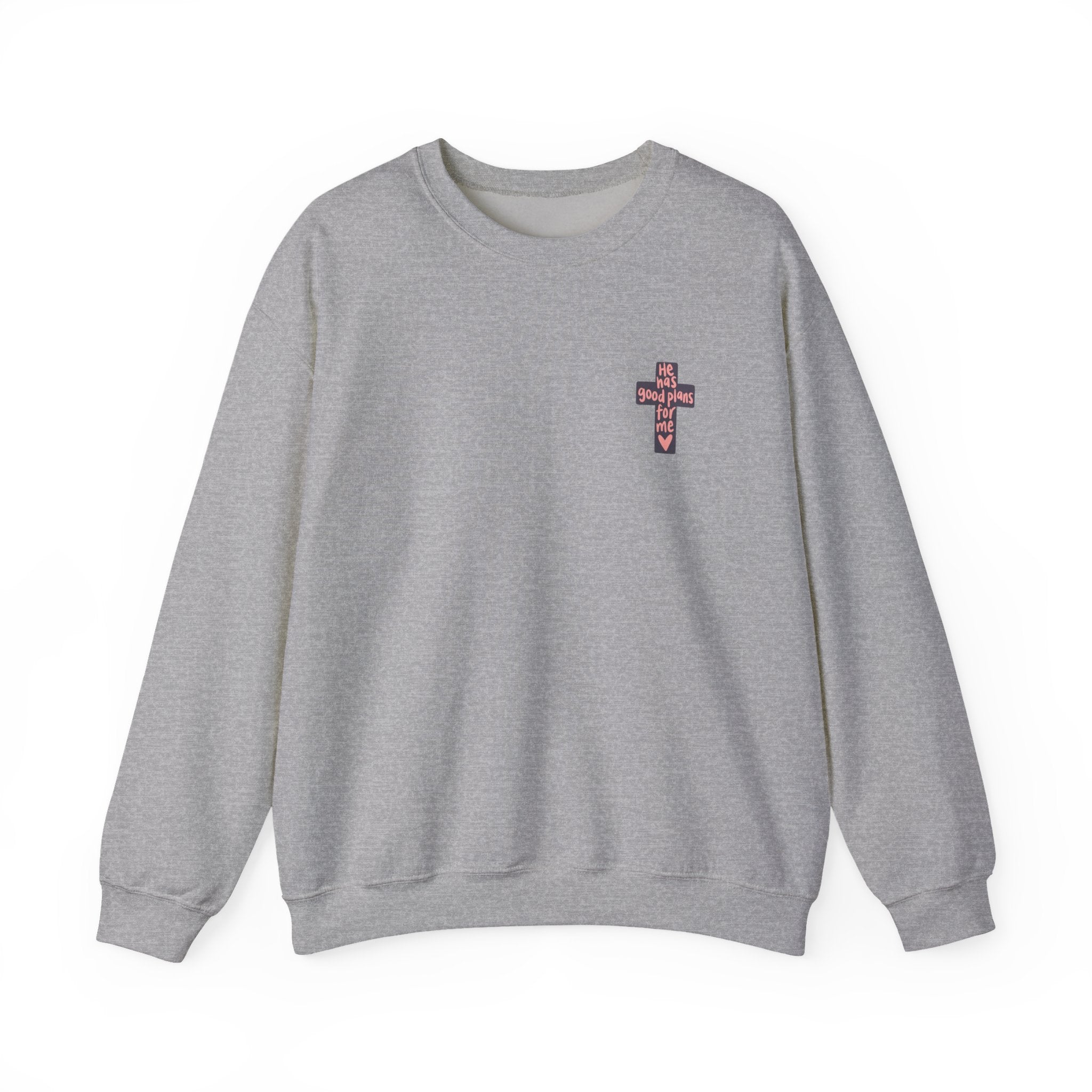 He Has Good Plans Cross Crewneck