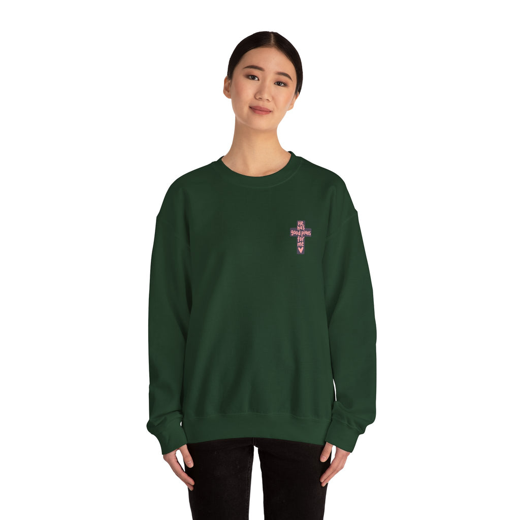 He Has Good Plans Cross Crewneck