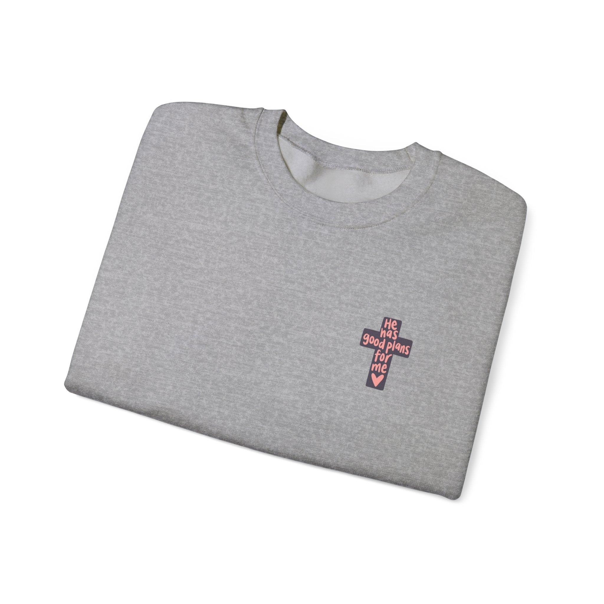 He Has Good Plans Cross Crewneck